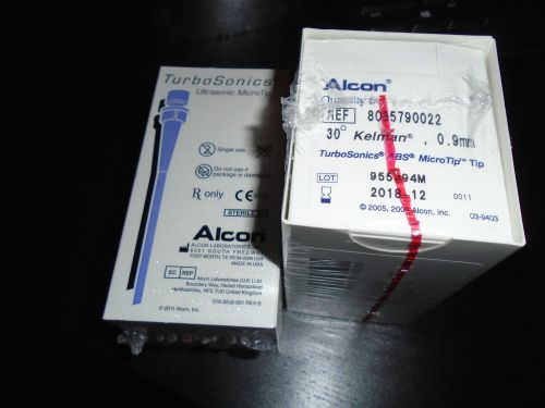 ALCON 30 DEGREE KELMAN TURBOSONICS ABS MICROTIP, 0.9 MM new  STERILE SEALED