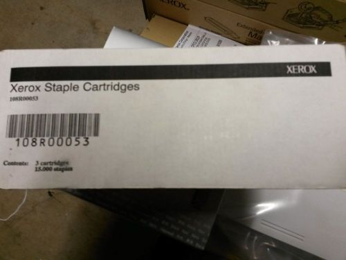 New Genuine Xerox Staple Cartridges 108R00053 3 cartridges 15,000 staples