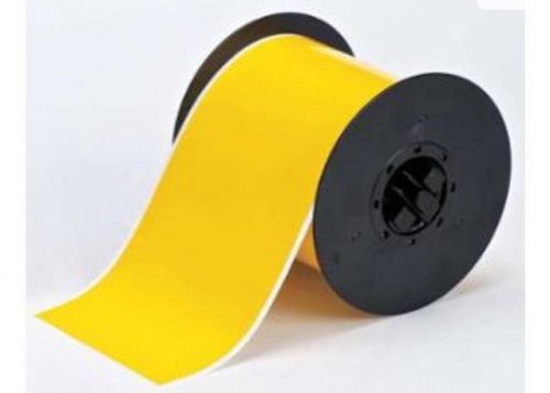 Brady BBP31, BBP33- # 142032 Yellow 4.000&#034; x 100&#039; Indoor/Outdoor Printer Tape