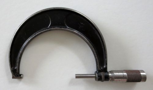Brown &amp; Sharpe 3-4 Inch Machinist Micrometer No. 65 U.S. Made
