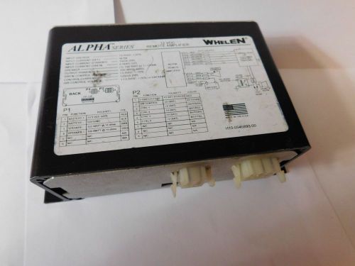 WHELEN ALPHA AMPLIFIER