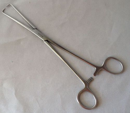 Schroeder-Braun Tenaculum Forceps, 9 1/2&#034;, stainless steel instrument