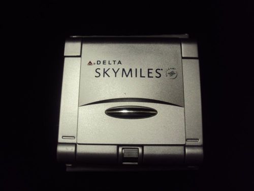 Delta Skymiles Flip Travel Clock, World Clock Alarm, Calculator and Calendar