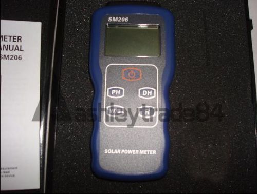 Precision Solar Power Meter Light Intensity Measurement Radiation Tester SM206