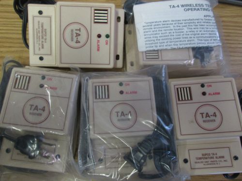 Lot of 5 Supco TA-4 Wireless Temperature Alarm Receiver NEW