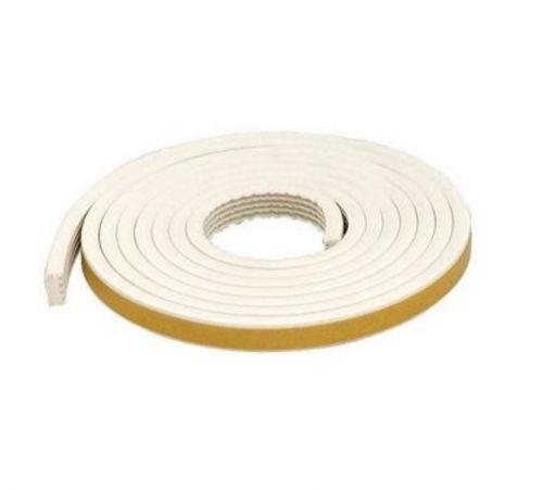 MD 63669 Door Window EPDM Rubber Weatherseal Strip 3/16-5/16&#034; Gaps 10ft White