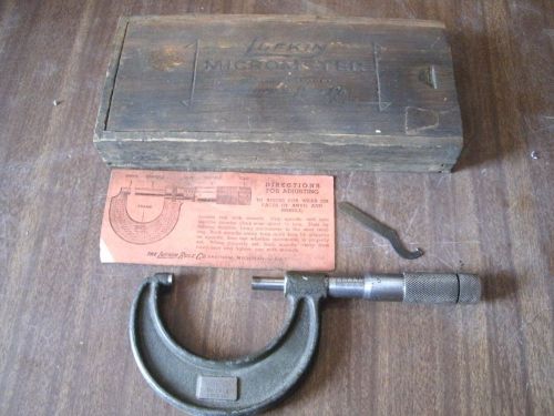 LUFKIN 1912 1-2&#039;&#039; MICROMETERS