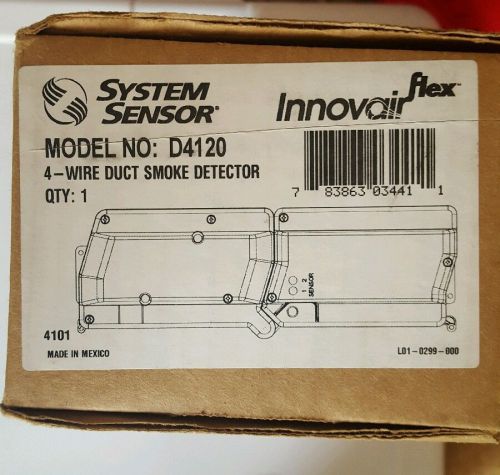 NEW System Sensor D4120 Innovair Flex 4 Wire Duct Smoke detector