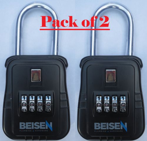 Pack of 2 - lockbox key lock box for realtor real estate 4 digit for sale