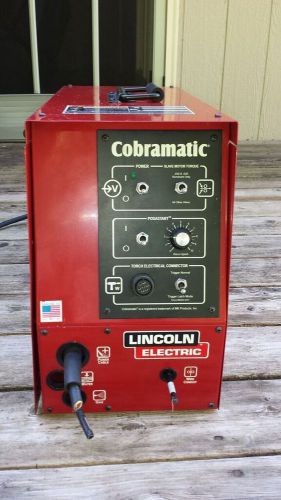 Lincoln electric cobramatic gmaw wire feeder welder for sale