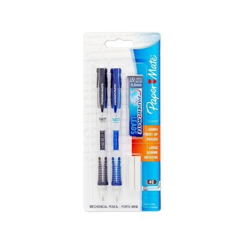 Paper mate clear point 0.5mm mechanical pencil starter set assorted color (34... for sale