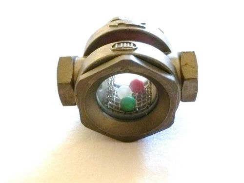 UW Wasino Kiki GB13S 8A Sight Flow Indicator 1/2&#034; also fits Dwyer ship Worldwide