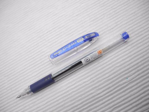 2 X PILOT G-3 0.5mm extra fine roller ball pen with Cap Blue (Made in Japan)