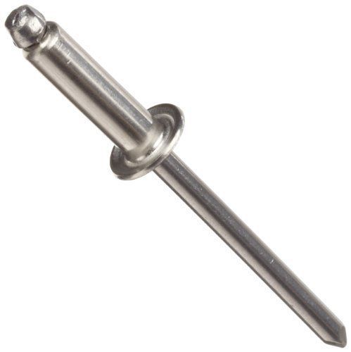 Stainless Steel Blind Rivet, Meets IFI Grade 50, 0.313&#034;-0.375&#034; Grip Range, 1/8&#034;