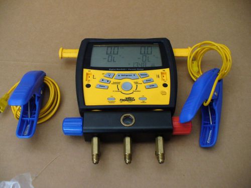 Sman3 digital manifold gauge fieldpiece vacuum with 3 yellow jacket plus ii hose for sale