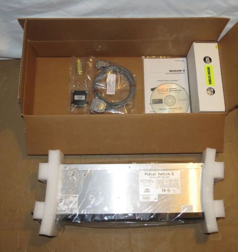 NEW  WTI Pollcat Netlink II Secure CDR Recorder Buffer W/ Software &amp; Accessories