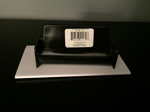 Black Plastic Business Card Holder