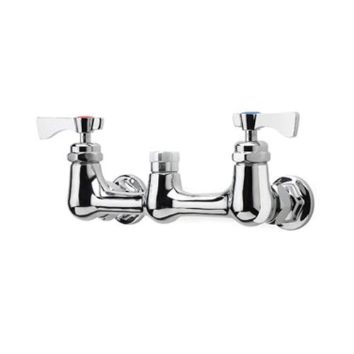 Krowne 14-802L - Royal 8&#034; Center Wall Faucet, 8-1/2&#034; Gooseneck Spout, Low Lead