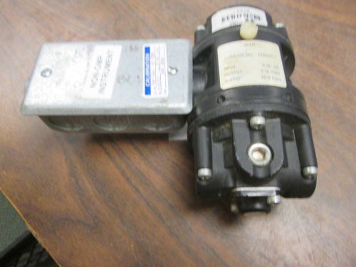 Fairchild Electro Pneumatic Transducer Z19033-1 Input: 4-20mA Output: 1-12 PSIG