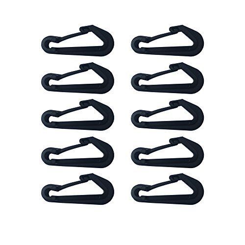 10 X Bungee Paracode Shock Cord Hook Snap Hook Tent Tie Down Hook Cargo Net New