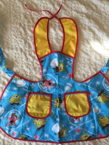 Sponge Bob Kids Apron Children&#039;s Apron Size 3/4T