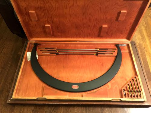 STARRETT TUBULAR BOW TYPE MICROMETER NO. 724  30-36&#034;