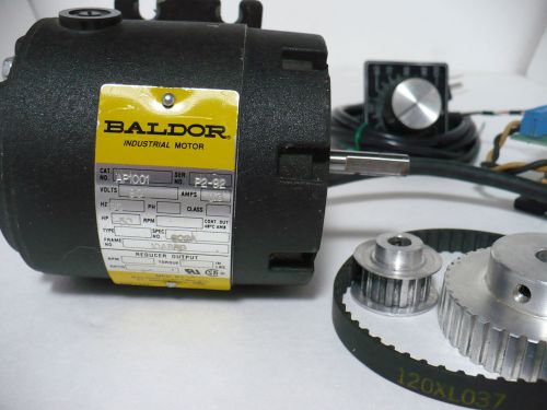 Baldor Industrial Motor AP1001  1.5 HP Motor with accessories