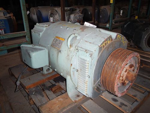 100 hp dc motor, 1750 rpm, 368at frame, 500 v arm., 300/150 v fld, baldor for sale