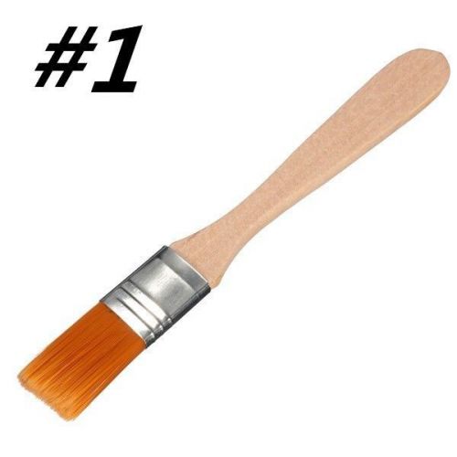 New #1 Nylon Painting Brush Artists Acrylic Oil Paint Varnish Tool Art Supply