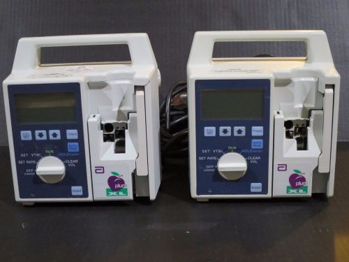 Lot of 2: hospira - plum xl-  iv infusion pumps for sale