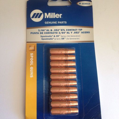 miller 3/64al &amp; .52stl contact tips 223019