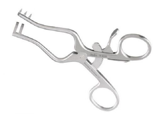 MILTEX 11-600 WEITLANER Retractor, 4&#034;, sharp, 2 X 3 teeth