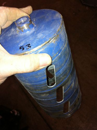 5&#034; dry diamond core drill bit 5  x 10 with 5/8-11 shank concrete bit 3 for sale