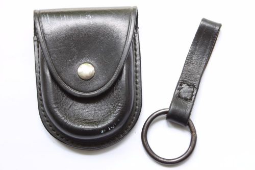 GOULD &amp; GOODRICH LEATHER  HAND CUFF CASE + BATON RING