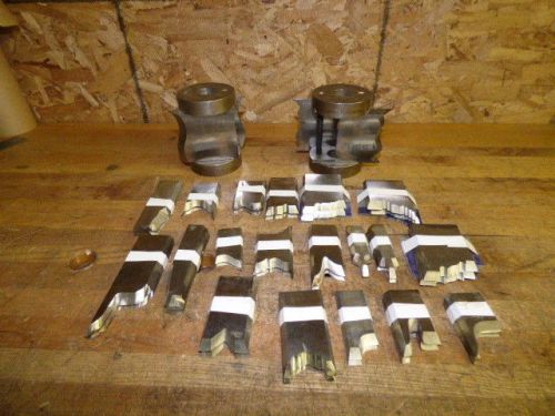 Shaper Cutters, Delta, Craftsman, Etc. Lot Of 21 Profiles