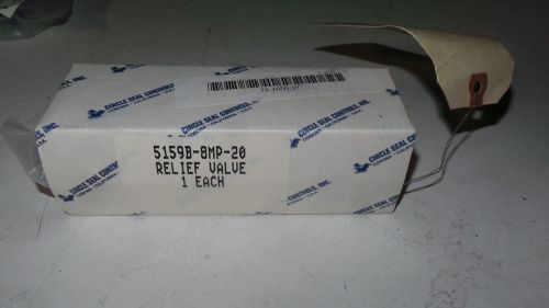 Circle Seal 5100 Inline Relief Valve 5159B-8MP-20 5159B8MP20