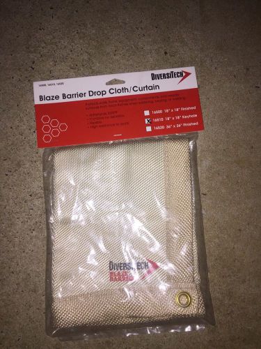 Diversitech Blaze Barrier Drop Cloth Curtain 18x18&#034;