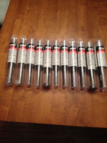 Woodowl tri-cut 7 1/2&#034; job lot of 10 auger bits plus 5 1/2&#034; extension for sale