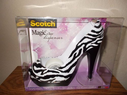 Scotch Zebra Print  Stilletto Tape  Dispenser Free  Fast Ship!!!