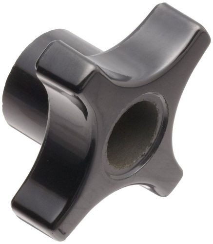 Morton phenolic four arm knob fluted rim threaded hole 3/8&#034;-16 thread size x ... for sale