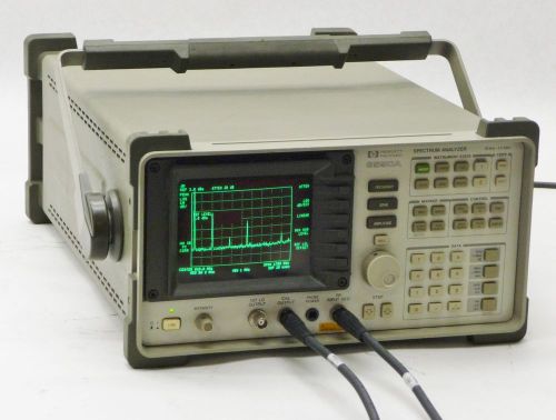HP Agilent 8590A Portable HP-IB RF Spectrum Analyzer 10kHz-1.5GHz OPT 021 75ohm