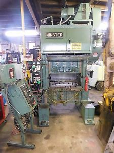 Minster Piecemaker P2-45 SS High Speed 45 Ton Press W/PLC,6&#034;Servo Feed &amp; More!