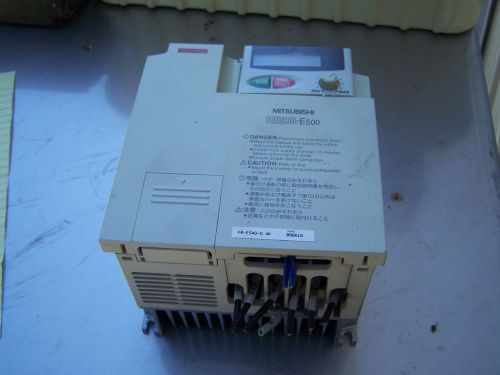 MITSUBISHI FREQOL E500 400V CLASS FR-E540-0.4K INVERTER W/ PA02 CONTROL