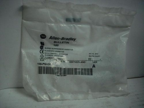 ALLEN-BRADLEY 100-FSV55 SURGE SUPPRESSOR VARISTOR 12-55VAC SER A NEW QUANTITY!!