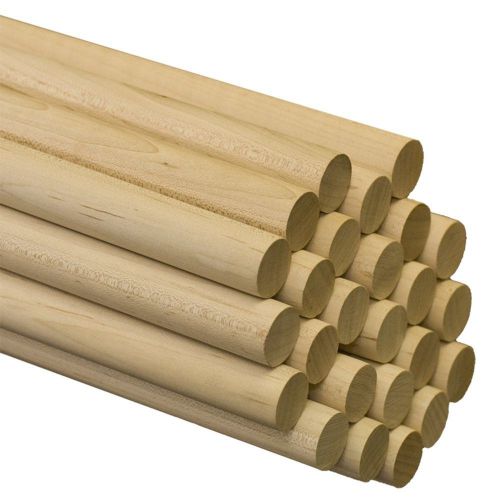 3/4 Inch x 48 Inch Dowel Rods - Bag of 5