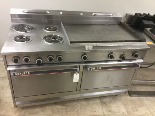 Garland Flat Top With Double Oven And Four Burner, Stove