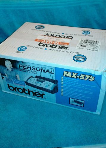* NEW SEALED * PERSONAL BROTHER FAX-575 PLAIN PAPER FAX PHONE COPIER NIB