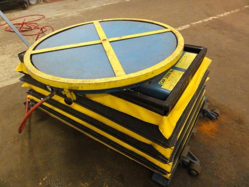 Bishamon ez-30 ez loader air lift table 3,000lb, 21.25&#034; pneumatic portable 3k for sale