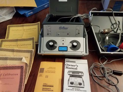 Calibrated Beltone Audiometer  Model 119 With Headphones Nice!