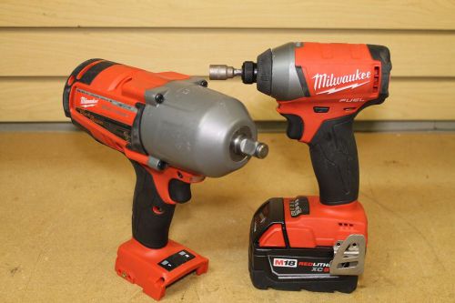 MILWAUKEE IMPACT WRENCH AND IMPACT DRIVER